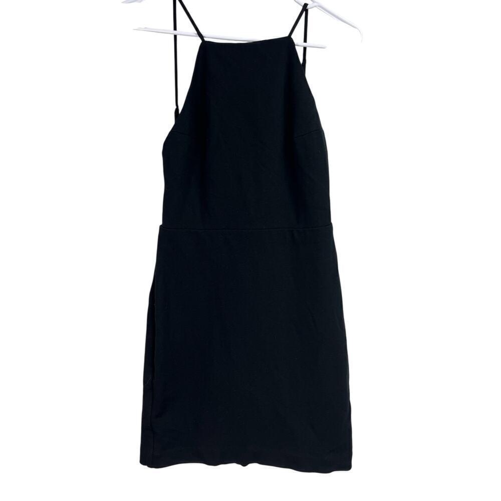 Victoria's Secret Black Spaghetti Strap Backless Mini Dress Size 6